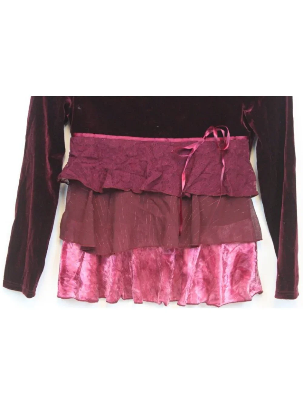 Limited Too 12 sheer satin